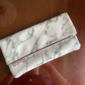 Babelash Magnetic Marble Zip Makeup Pouch Clutch